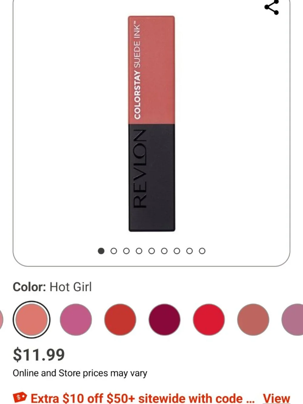 Revlon ColorStay Suede Ink Lipstick Lot of 2 - 003 Want It All, 005 Hot Girl